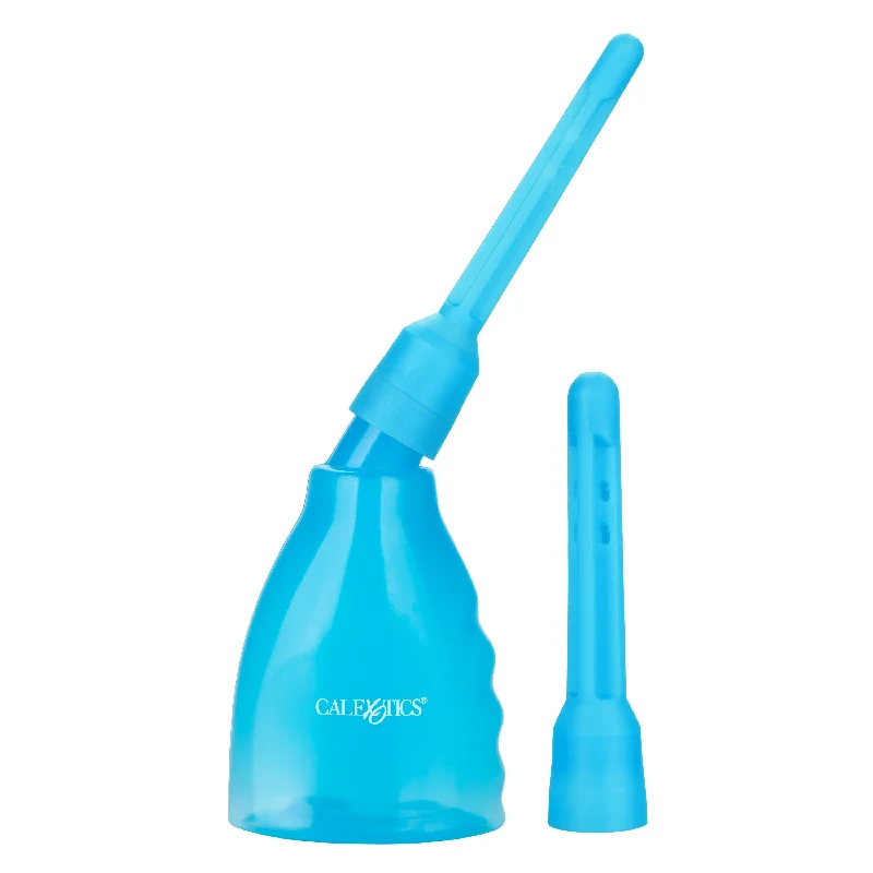 anal toy cleaning kit accessories-Ultimate Douche - Blue