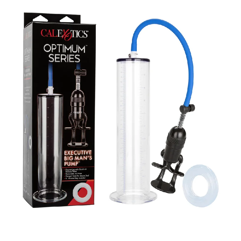 vibrating dildo for intense anal stimulation accessories-Optimum Series Executive Big Man's Pump Clear