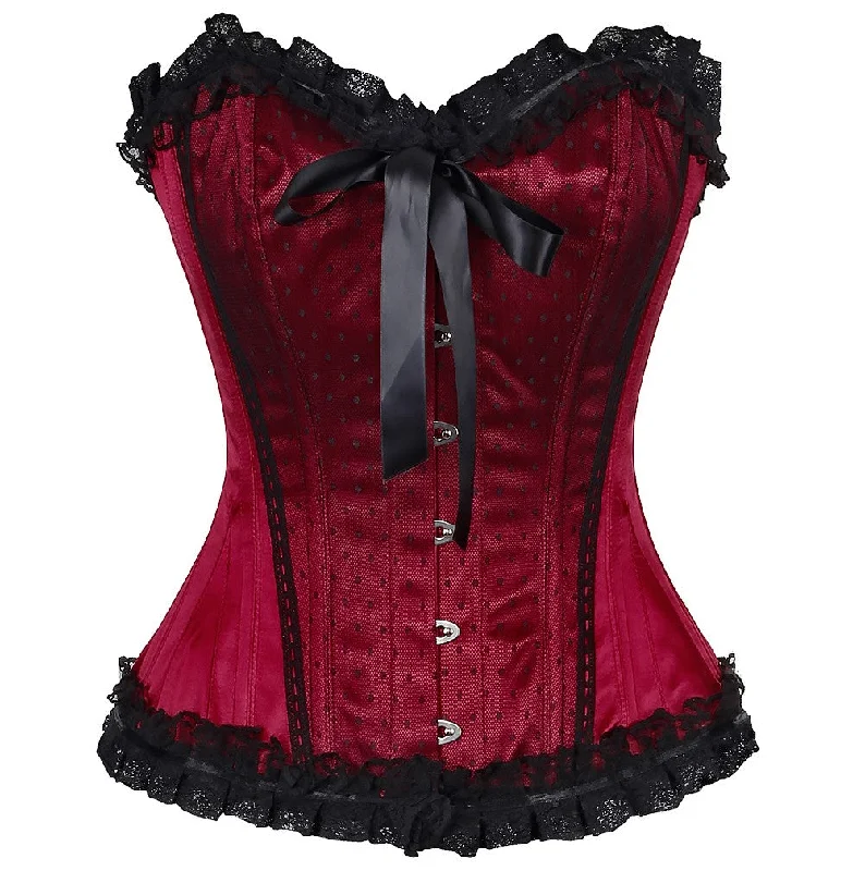 corset with ruffled design-Ryan Custom Made Corset