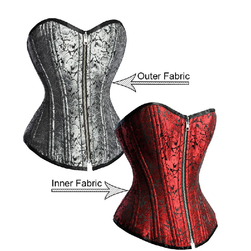 corset for steampunk panels-Drew Reversible Waist Training Corset