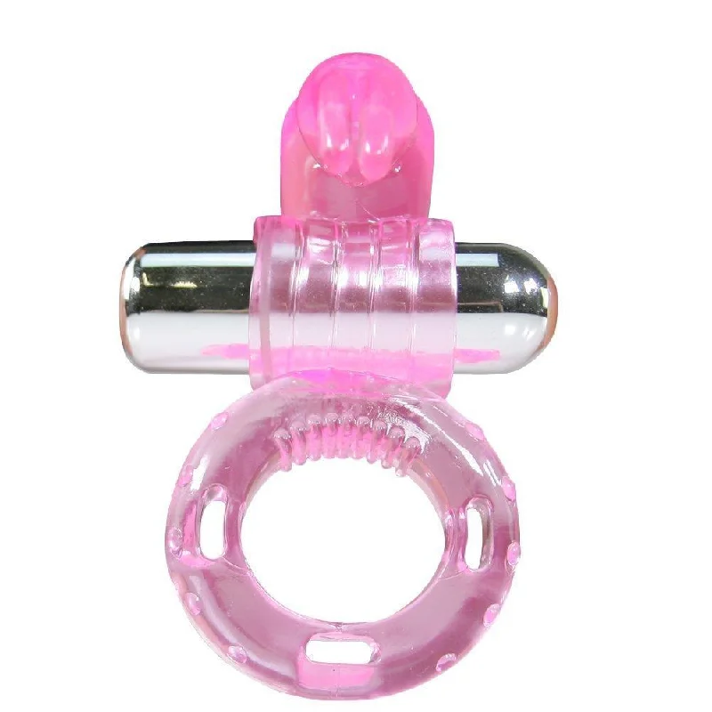 vibrating dildo for more intense orgasms accessories-Tickling Rabbit C-Ring