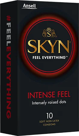 vibrating love egg with app-controlled features accessories-SKYN INTENSE FEEL CONDOMS 10 PACK