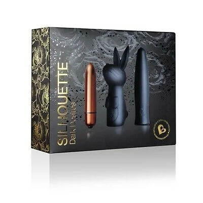 vibrating anal toy with ergonomic shape for comfort accessories-SILHOUETTE DARK DESIRES SET