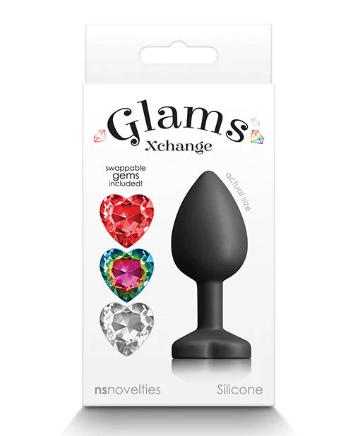 vibrating dildo for couples with dual stimulation accessories-Glams Xchange Heart Gem