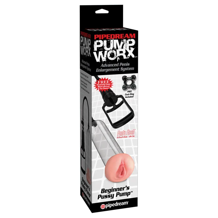 rechargeable vibrating butt plug with customizable settings accessories-Pump Worx Beginners Pussy Penis Pump by Pipedream Productss®