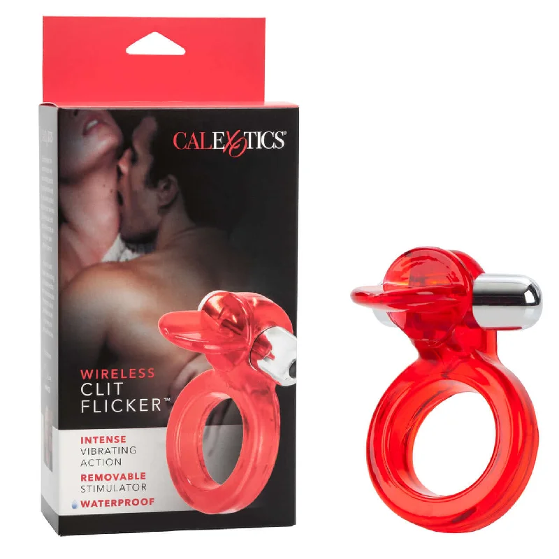 silicone vibrating anal massager for beginners accessories-Wireless Clit Flicker Stimulator Ring - Waterproof Couples Enhancer with Intense Clitoral Stimulation