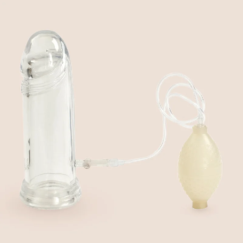 vibrating prostate massager with removable attachments accessories-P3 Penis Pump | pilable PVC body & interior sleeve