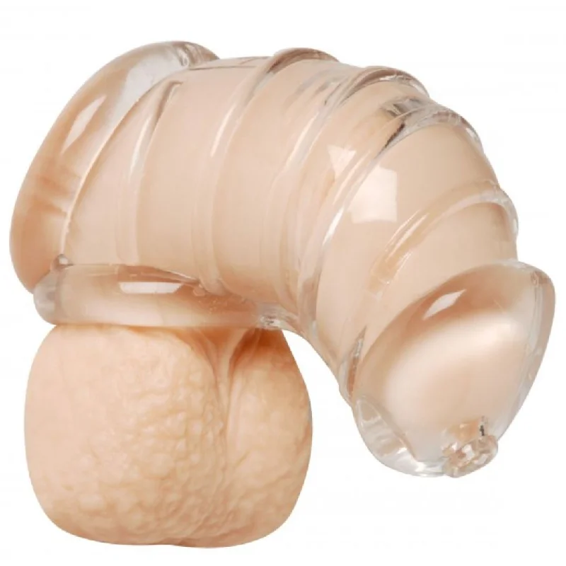 vibrating cock ring for enhanced intimacy accessories-Detained Soft Body Penis Chastity Cage