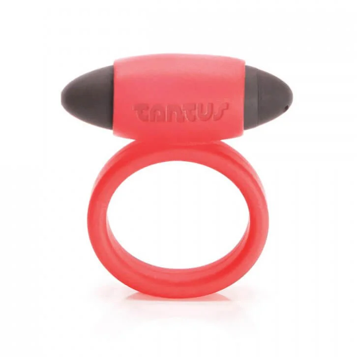 vibrating cock ring with remote control for couples accessories-Tantus Vibrating Supersoft