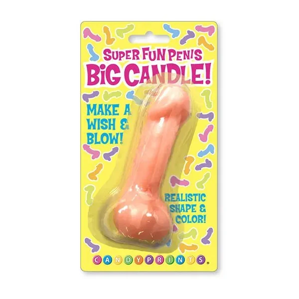 vibrating anal toy with ergonomic design for comfort accessories-SUPER FUN BIG PENIS CANDLE