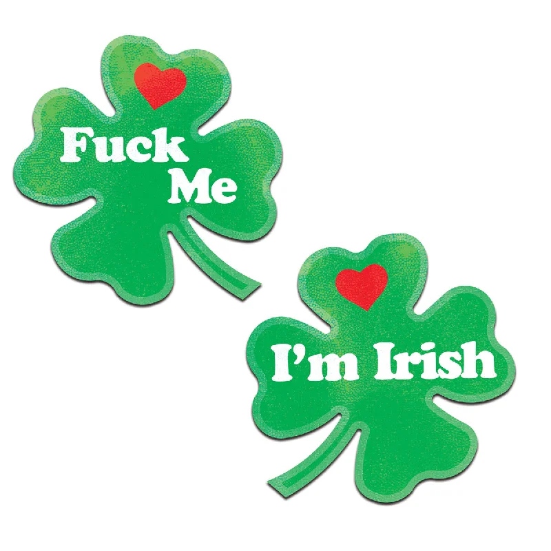 sexy-lingerie-for-feminine-sexy-Pastease Fuck Me I'm Irish Shamrock Pasties