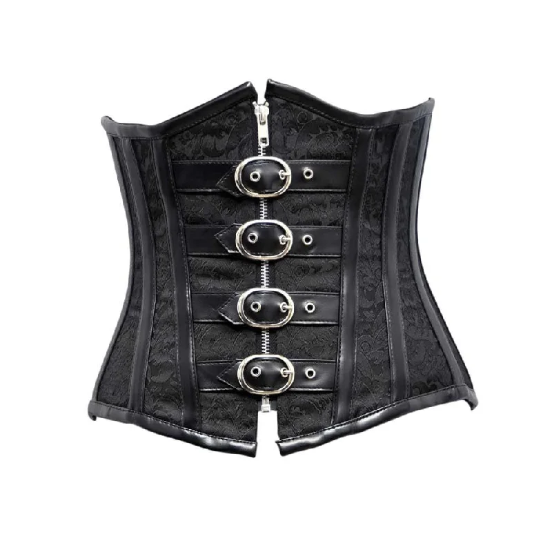 corset with lace curves-Cattaleya Custom Made Corset