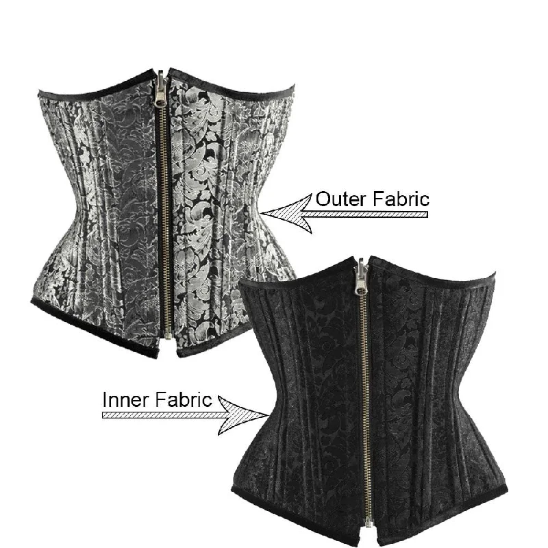 corset for gothic panels-Dylan Reversible Waist Training Corset