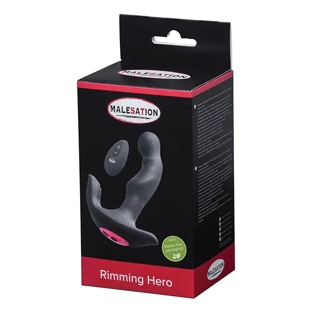 vibrating sex toy for anal and clitoral stimulation accessories-Malesation Rimming Hero