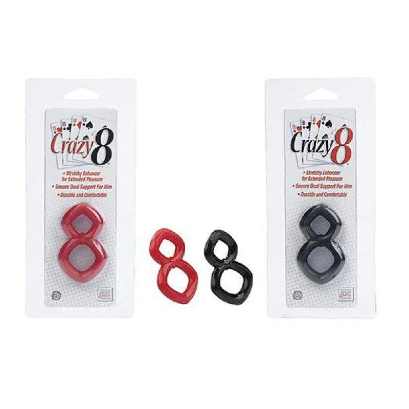 vibrating G-spot dildo for deep stimulation accessories-Crazy 8 Rings