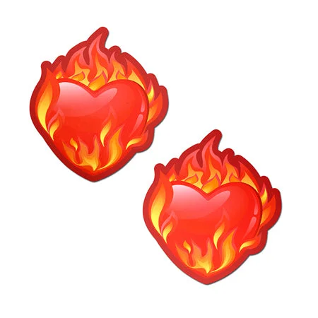 sexy-lingerie-with-full-coverage-Pastease Flaming Heart Nipple Pasties