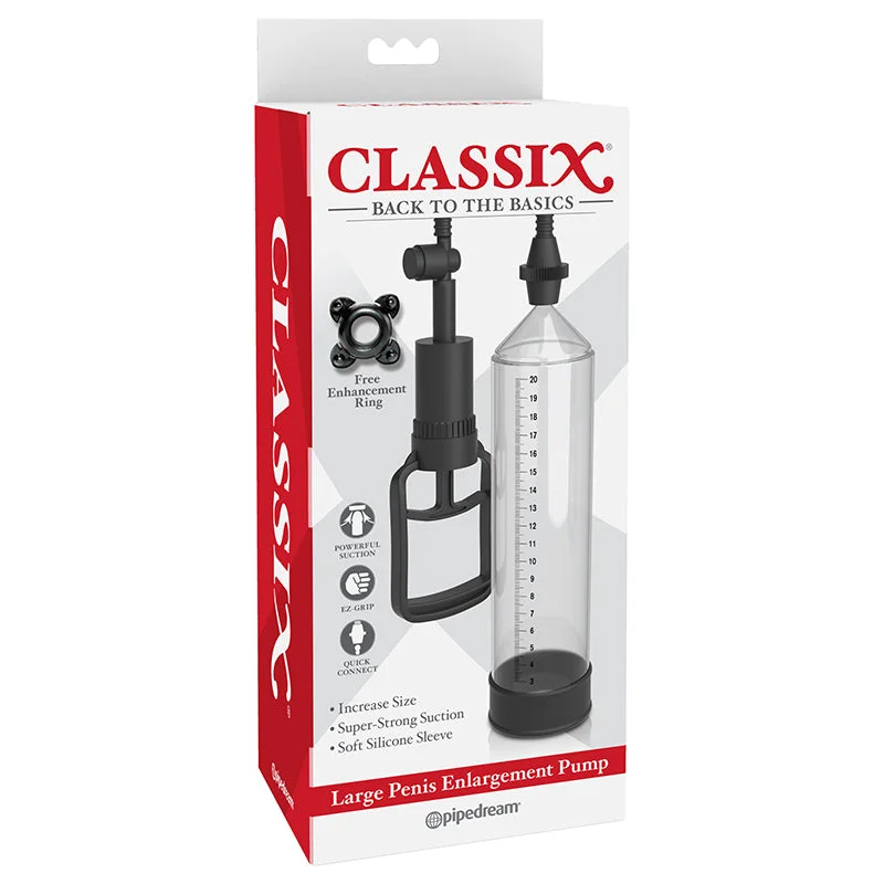 vibrating anal toy for sensitive users accessories-Classix Large Penis Pump by Pipedream Products®