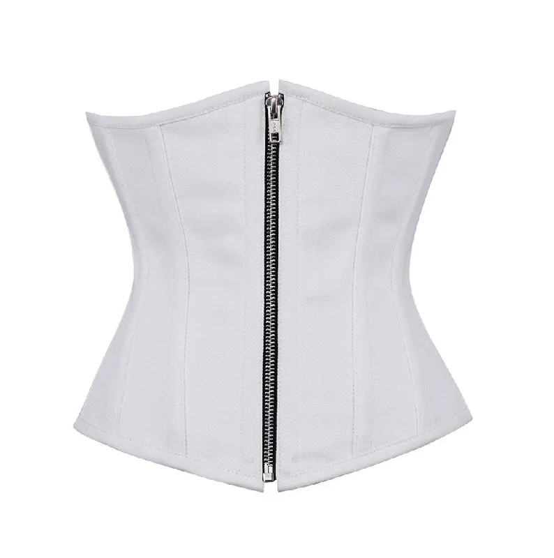 corset with metallic segments-Alma Custom Made Corset