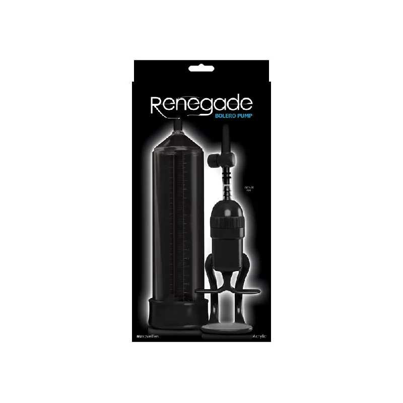 vibrating anal probe for deep penetration accessories-Renegade Bolero Pump Black