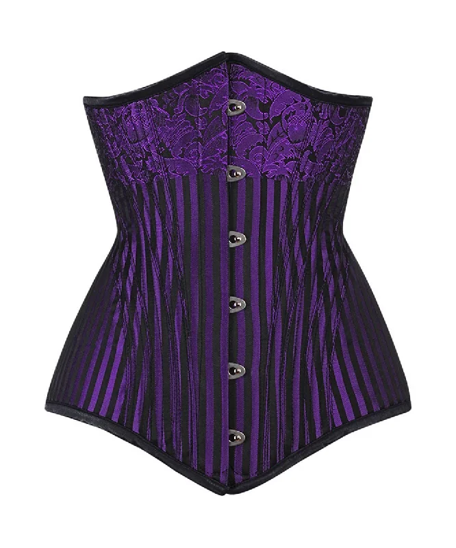 corset with velvet lines-Nairi Custom Made Corset