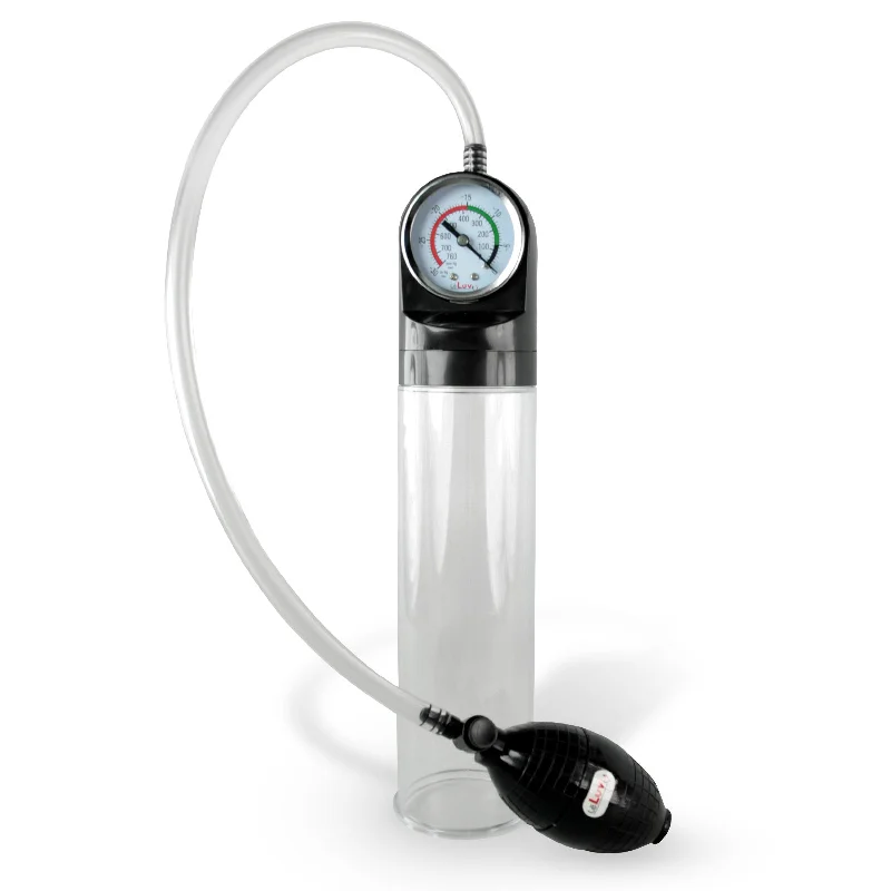 vibrating anal beads with multiple vibration levels accessories-Penis Pump MASTER GAUGE BGrip Handle 2.4 Inch Diameter