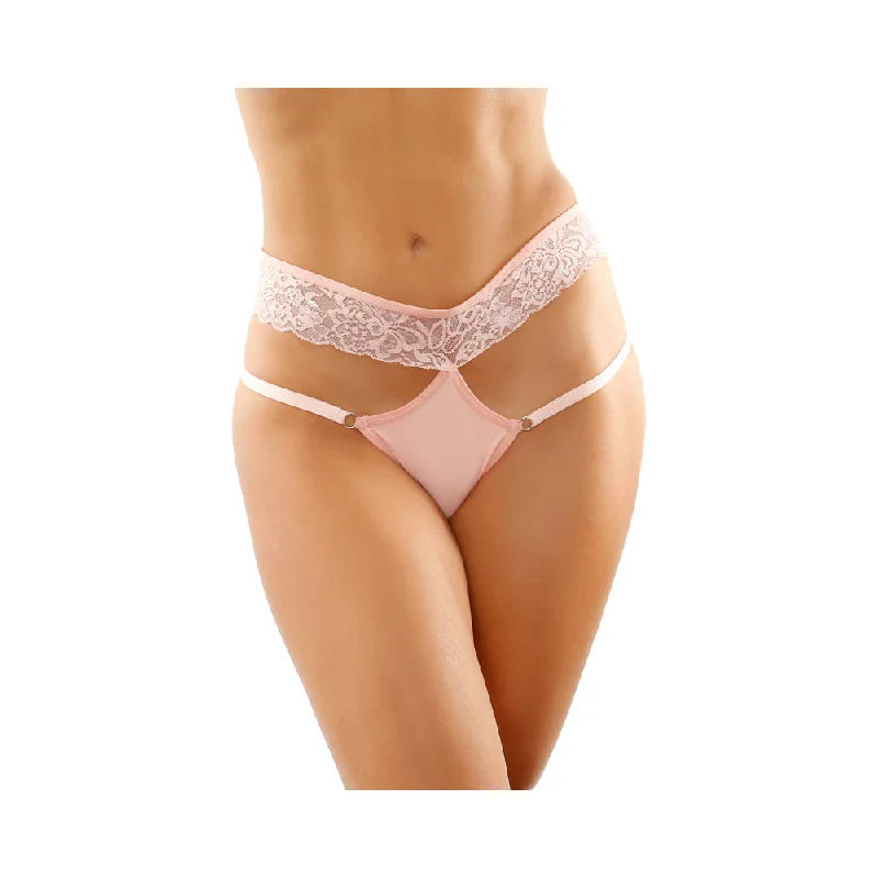 sexy-lingerie-for-luxe-seduction-Ren Microfiber Panty With Double-Strap Waistband Light Pink S/M