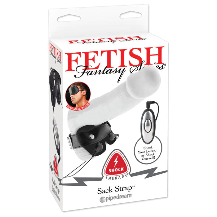 vibrating cock sleeve for faster orgasm accessories-Fetish Fantasy Series Shock Therapy Sack Strap by Pipedream Products®