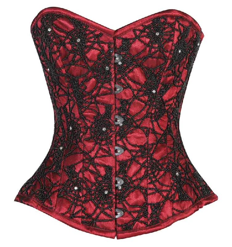 corset with asymmetrical lines-Etta Custom Made Corset