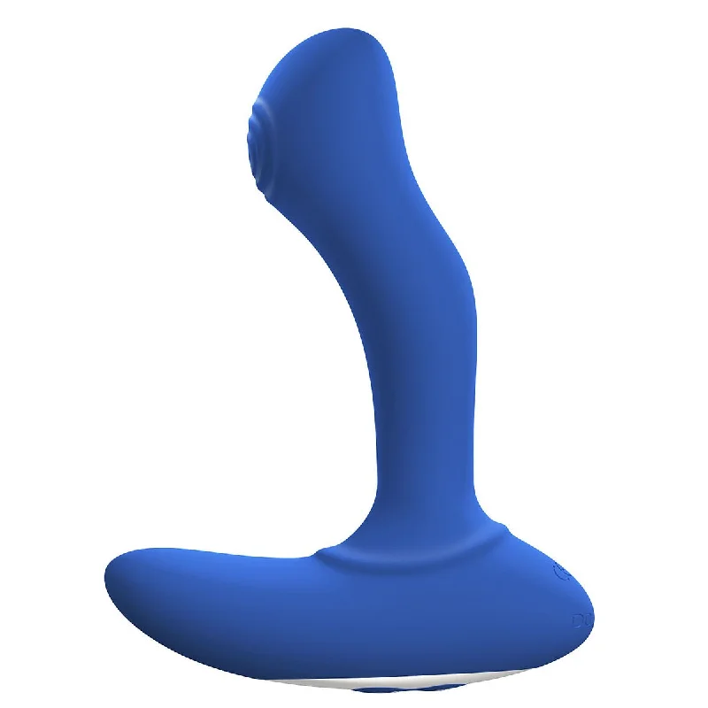 vibrating silicone dildo with remote accessories-FORTO Thumper - Blue