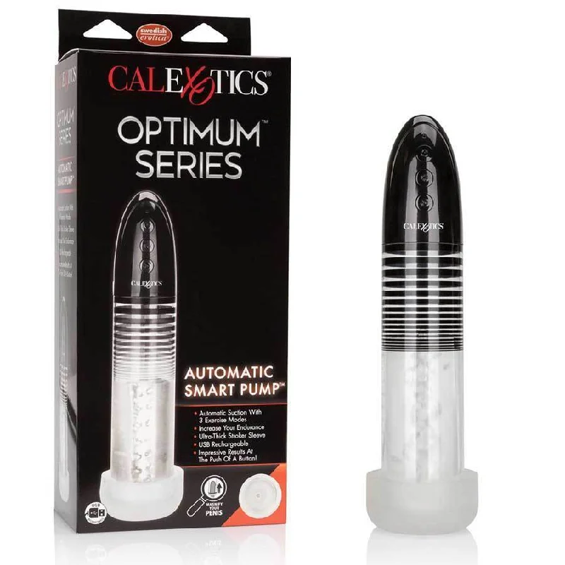 vibrating anal toy for anal play with adjustable speed accessories-Automatic Smart Electric Penis Pump Optimum Series by Cal Exotics