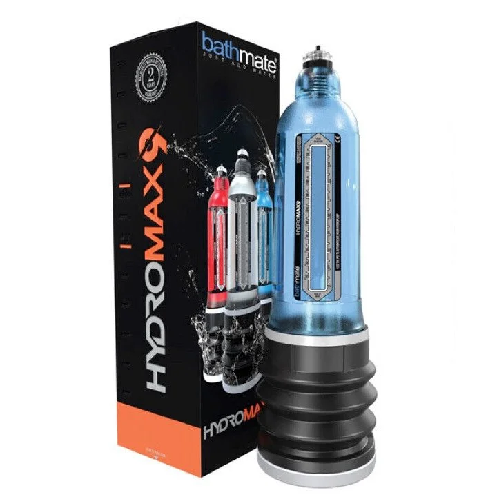 vibrating anal beads with smooth texture accessories-Hydromax 9 Blue