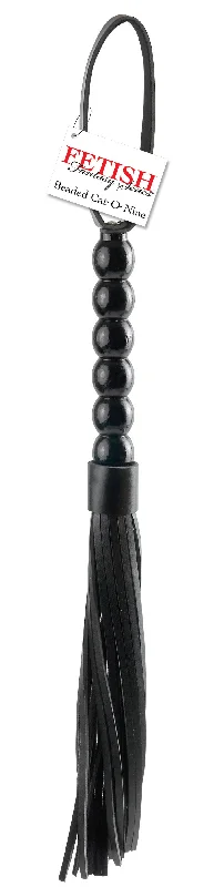 vibrating massage wand for couples accessories-Fetish Fantasy Series Beaded Cat-O-Nine Tails