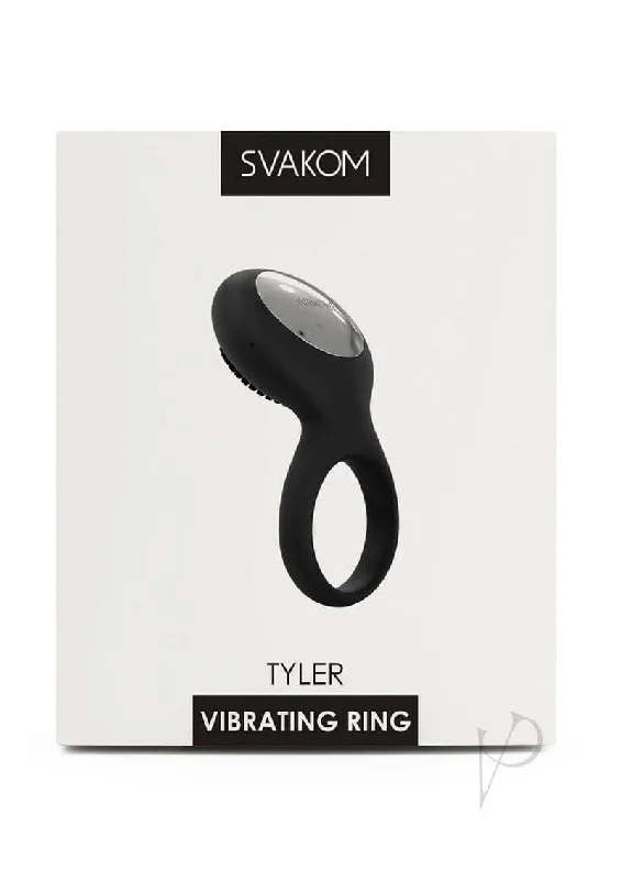 vibrating love egg with vibrating function for couples accessories-Svakom Tyler: Rechargeable Vibrating Penis Ring for Couples