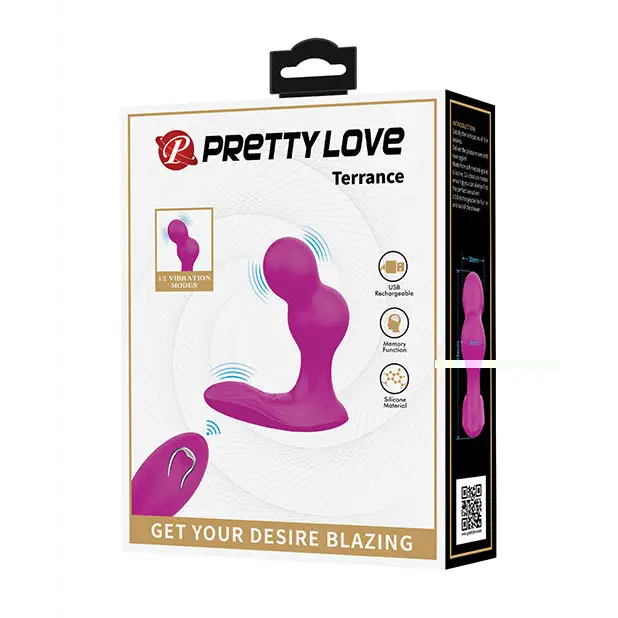 vibrating dildo for couples with extra-long shaft accessories-Pretty Love Terrance Dual Stimulator