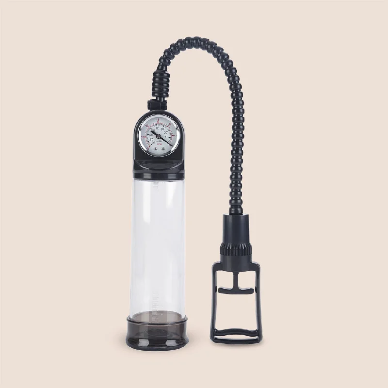 vibrating anal toy for beginners with comfortable design accessories-Optimum Series® Master Gauge™ Penis Pump | with easy-to-read pressure gauge