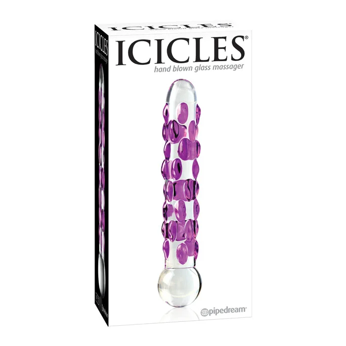 vibrating butt plug with adjustable size accessories-Pipedream Icicles No. 7 - Pipedream Products