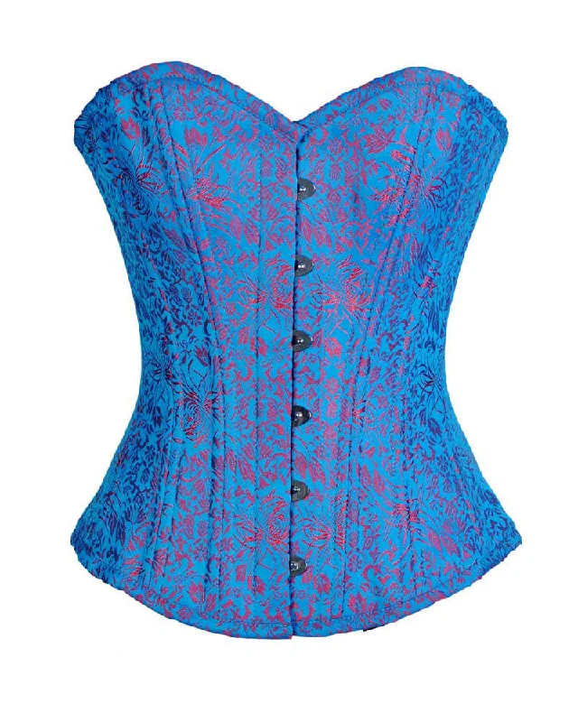 corset with lace curves-Heavenly Waist Training Corset