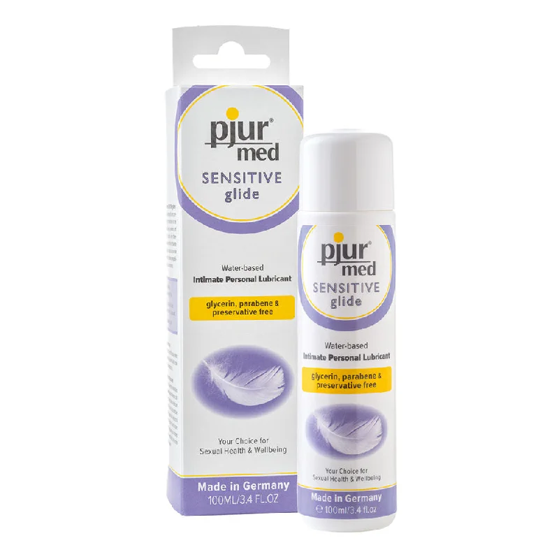 vibrating cock ring for quick arousal accessories-PJUR MED SENSITIVE GLIDE 100ML