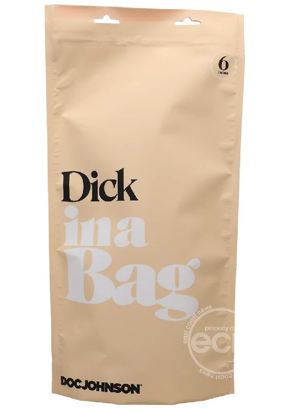 silicone-based vibrating toy accessories-Dick In A Bag 6"