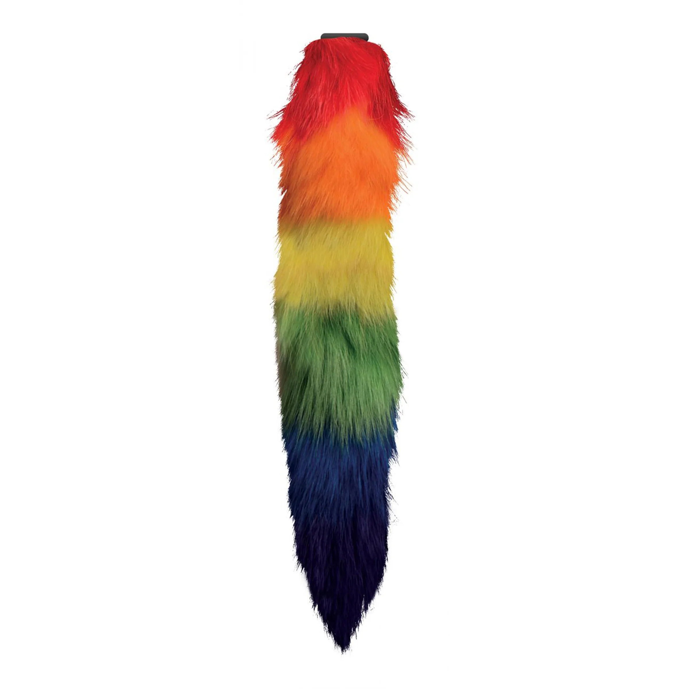 vibrating dildo for increased pleasure accessories-Tailz Snap On Interchangeable Rainbow Tail