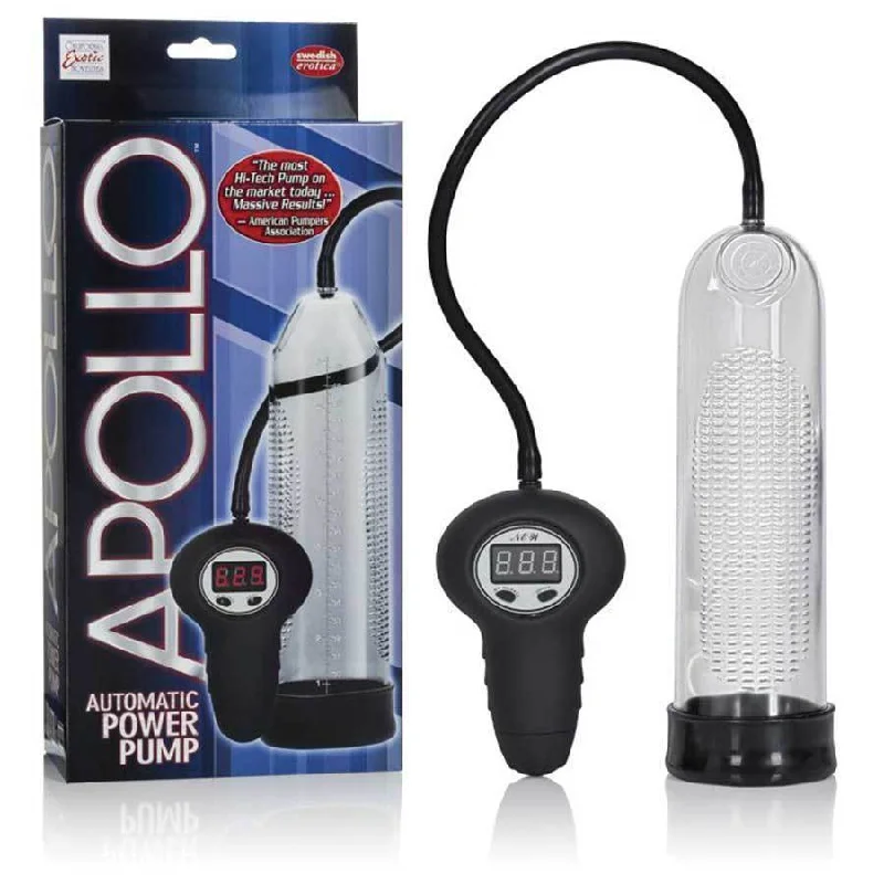 vibrating cock ring for extended pleasure accessories-Apollo Automatic Electric Penis Pump & Power Erection System for Men