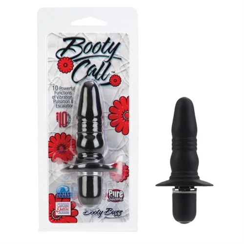 silicone anal plug with remote accessories-Booty Call Booty Buzz - Black