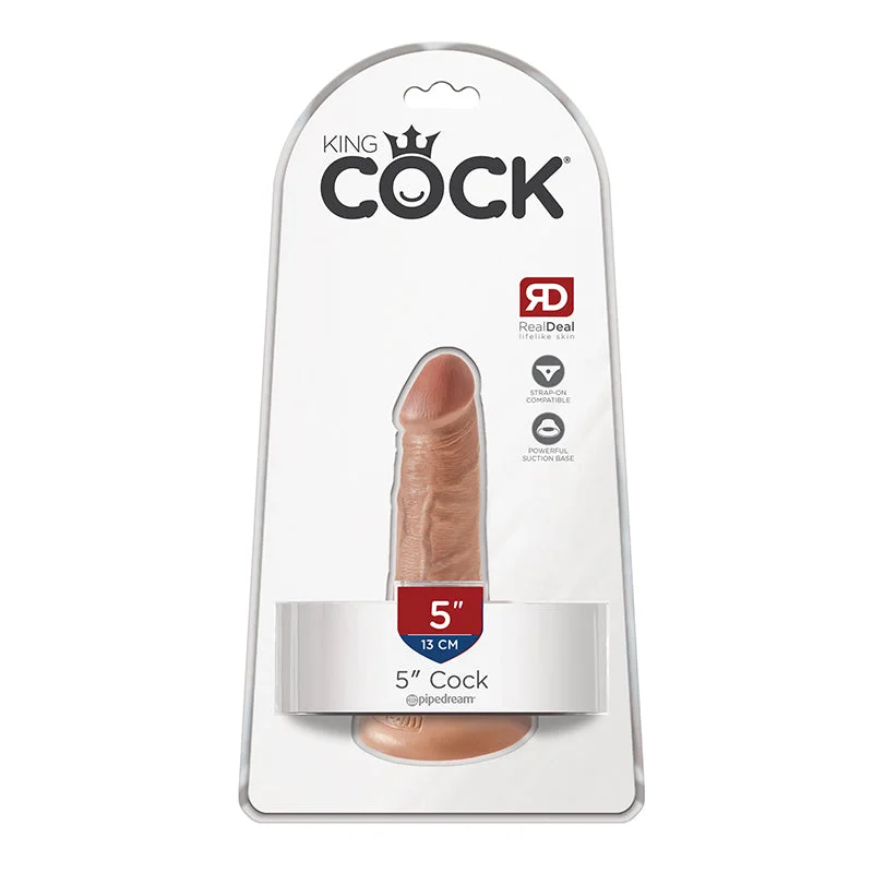 vibrating love egg for solo play accessories-King Cock 5 Inch Cock - Tan