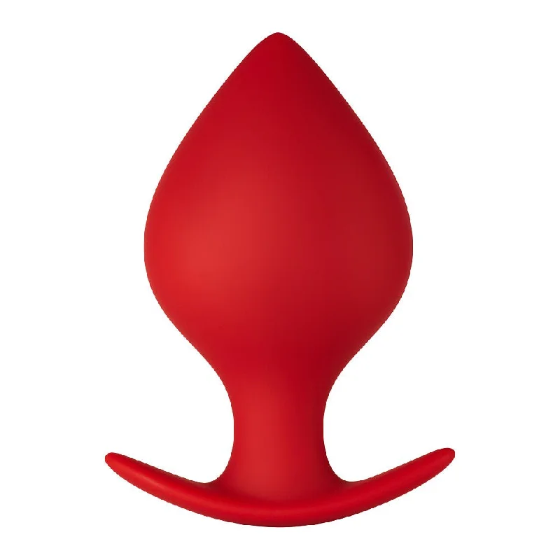 waterproof vibrating dildo with remote accessories-FORTO F-60 Spade Red Large