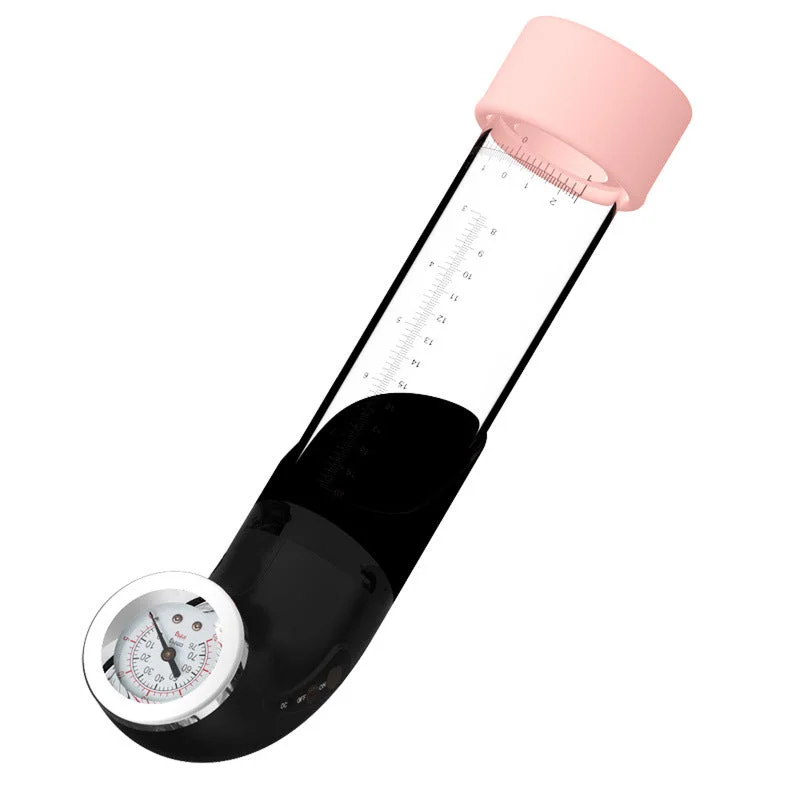 vibrating massager for intimate massage accessories-Gauge Erection Pump - Enhance Your Performance with Vacuum Suction