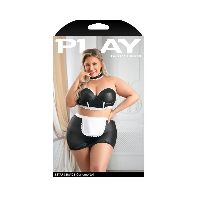 sexy-lingerie-with-bralette-Fantasy Lingerie Play 5-Star Service Costume 1XL/2XL