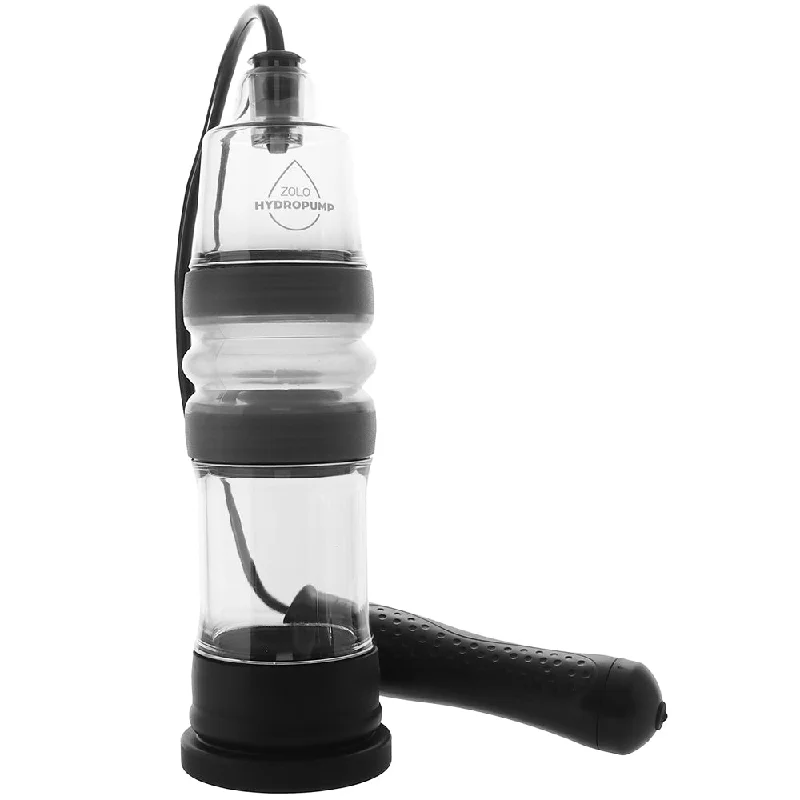 vibrating dildo for better solo play accessories-Zolo AquaPump Auto Pro Penis Pump in Clear