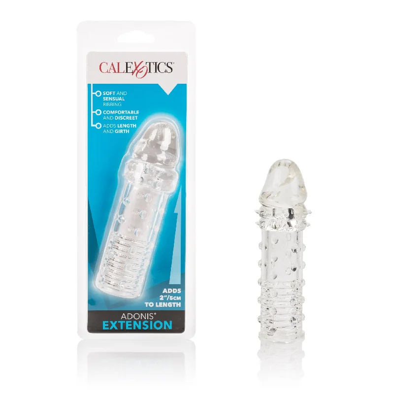 vibrating dildo with easy-to-use remote control accessories-California Exotics - Adonis Penis Extension 2"