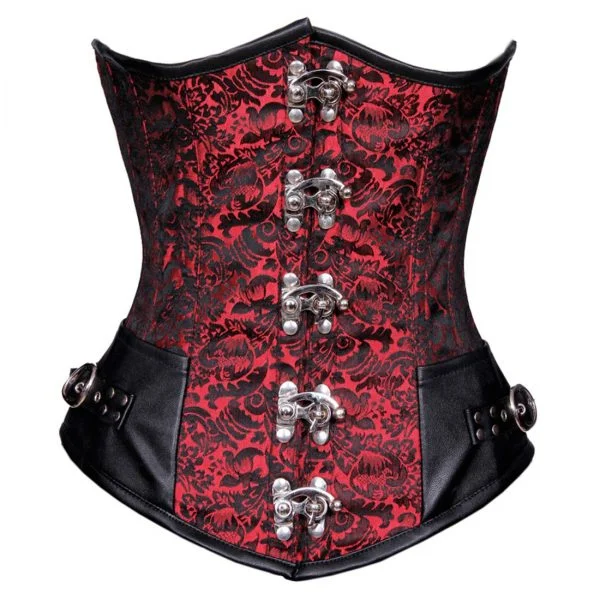 corset with floral embellishment-Pepper Custom Made Corset