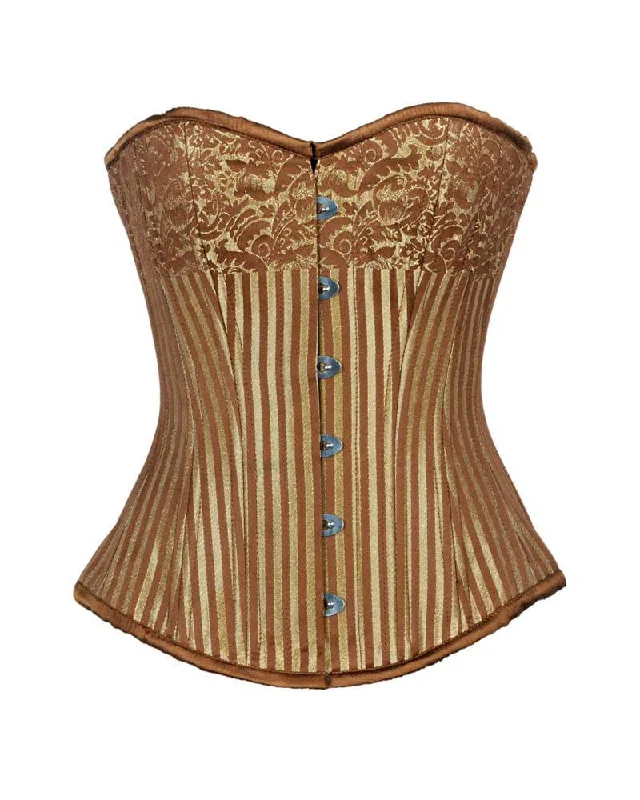 corset with asymmetrical panels-Izabella Custom Made Corset